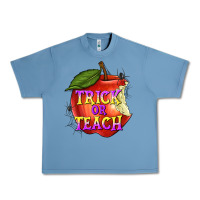 Pebble Blue Trick or Teach Urban Heavy Tee - texasbilliewilder