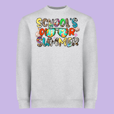 School's Out For Summer Heavyweight Sweatshirt Designed By Zillion Design Studio