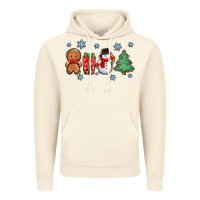 Vintage Artic christmas gingerbread cookies Vintage Hoodie - Zillion Design Studio