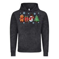 Vintage Black christmas gingerbread cookies Vintage Hoodie - Zillion Design Studio