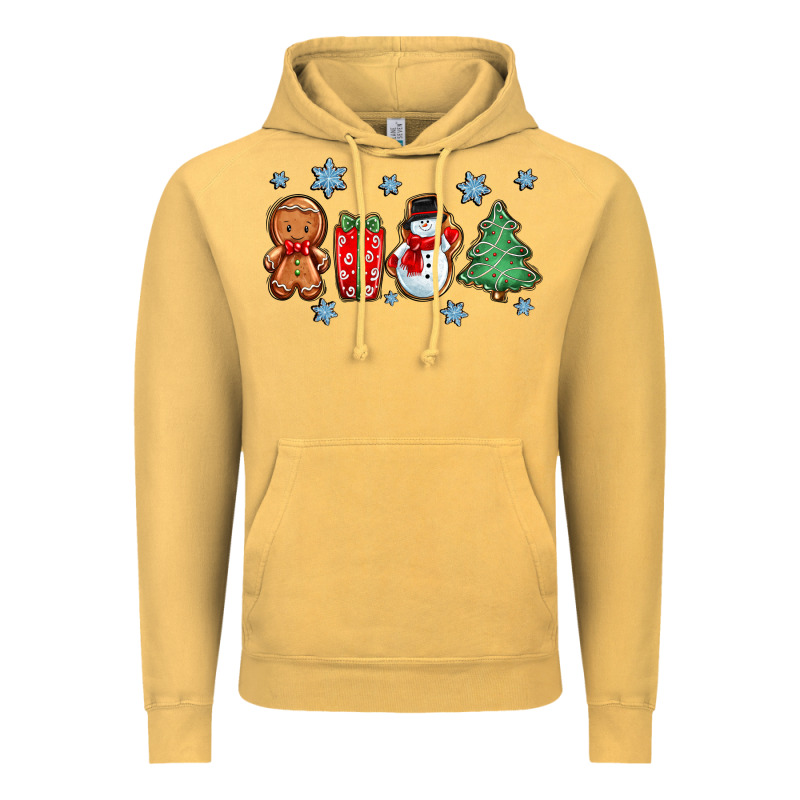 Christmas Gingerbread Cookies Vintage Hoodie by Zillion Design Studio | Teevron