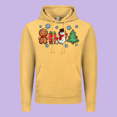 Vintage Hoodie christmas gingerbread cookies