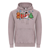 Vintage Zinc christmas gingerbread cookies Vintage Hoodie - Zillion Design Studio