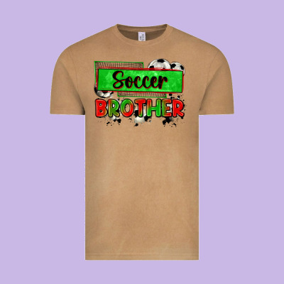 Soccer Brother Vintage Tee Designed By Zillion Design Studio