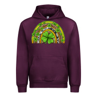 Mauve Wine western st patricks rainbow Urban Hoodie - Jasminsmagicworld
