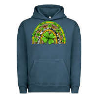 Pigment Midnight Navy western st patricks rainbow Urban Hoodie - Jasminsmagicworld