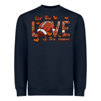 Navy for the love of the game football Heavyweight Sweatshirt - texasbilliewilder