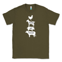 Army Green Friend Not Food Classic Tee - Bettercallsaul