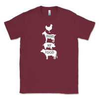 Burgundy Friend Not Food Classic Tee - Bettercallsaul