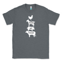 Charcoal Heather Friend Not Food Classic Tee - Bettercallsaul