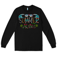 Black summer aunt Long Sleeve Tee - CowhideDigitalArt