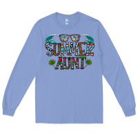 Colony Blue summer aunt Long Sleeve Tee - CowhideDigitalArt