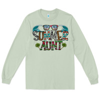 Matcha summer aunt Long Sleeve Tee - CowhideDigitalArt