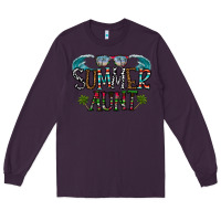 Plum summer aunt Long Sleeve Tee - CowhideDigitalArt