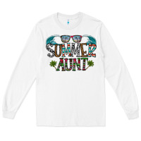 White summer aunt Long Sleeve Tee - CowhideDigitalArt