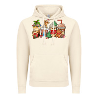 Vintage Artic christmas gingerbread coffee cups Vintage Hoodie - Zillion Design Studio