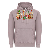 Vintage Zinc christmas gingerbread coffee cups Vintage Hoodie - Zillion Design Studio