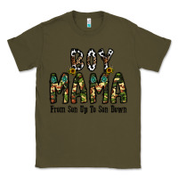 Army Green Boy Mama From Son Up To Son Down Classic Tee - CowhideDigitalArt
