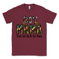 Burgundy Boy Mama From Son Up To Son Down Classic Tee - CowhideDigitalArt