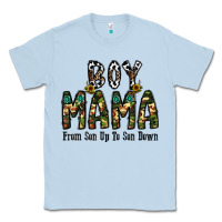 Dusty Blue Boy Mama From Son Up To Son Down Classic Tee - CowhideDigitalArt