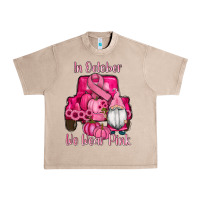 French Oak breast cancer awareness pink truck gnomes Urban Heavy Tee - RanaPortraitStore