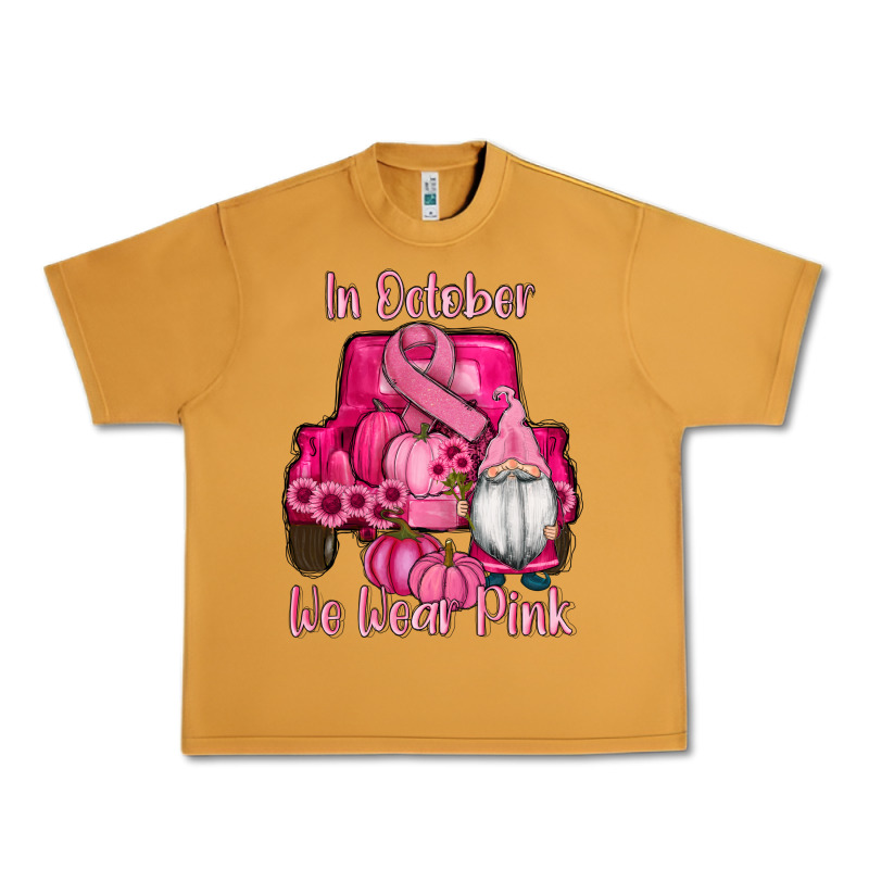 Breast Cancer Awareness Pink Truck Gnomes Urban Heavy Tee by RanaPortraitStore | Teevron