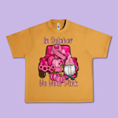 Breast Cancer Awareness Pink Truck Gnomes Urban Heavy Tee Designed By Ranaportraitstore