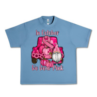 Pebble Blue breast cancer awareness pink truck gnomes Urban Heavy Tee - RanaPortraitStore