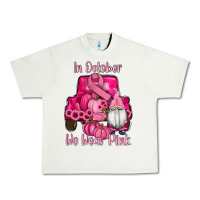 Pistachio breast cancer awareness pink truck gnomes Urban Heavy Tee - RanaPortraitStore