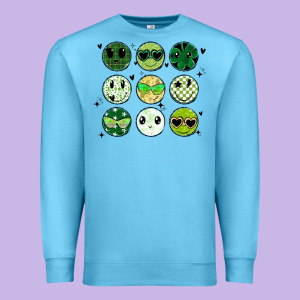 Funny St Patrick's Day Premium Sweatshirt Designed By Maliassmallbusiness