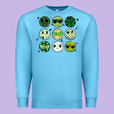 Funny St Patrick's Day Premium Sweatshirt Designed By Maliassmallbusiness