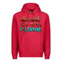 Cardinal chocolate is my valentine Premium Hoodie - AdoDesignShop