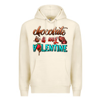 Tofu chocolate is my valentine Premium Hoodie - AdoDesignShop