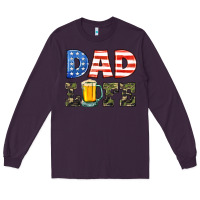 Plum dad life Long Sleeve Tee - HRA Design Shop