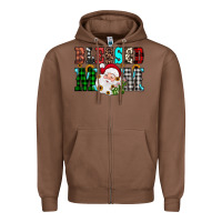 Chestnut blessed mom christmas Zipper Hoodie - JahusDesignShop