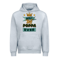 Heather Grey world's best poppa ever Urban Hoodie - Jasminsmagicworld