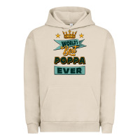 Pigment French Oak world's best poppa ever Urban Hoodie - Jasminsmagicworld