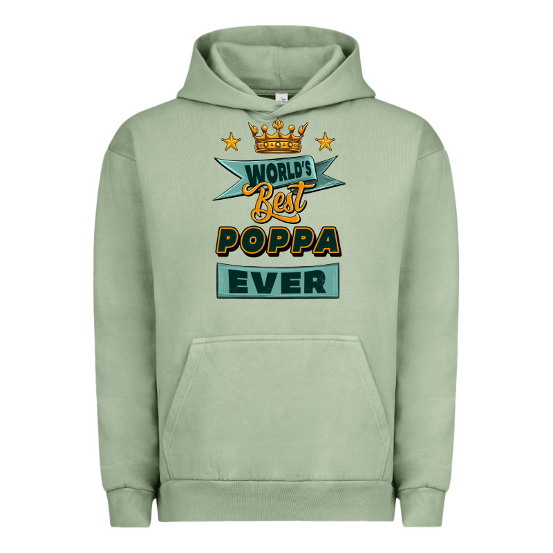 World's Best Poppa Ever Urban Hoodie by Jasminsmagicworld | Teevron