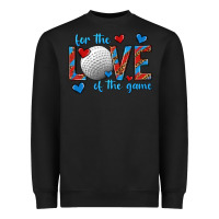Black for the love of the game hockey Heavyweight Sweatshirt - texasbilliewilder