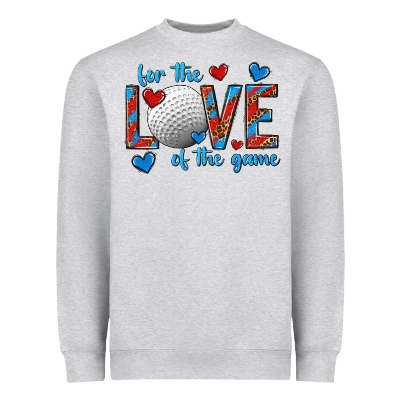 For The Love Of The Game Hockey Heavyweight Sweatshirt by texasbilliewilder | Teevron