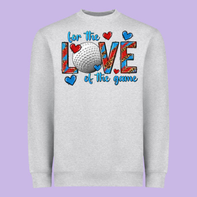 Heavyweight Sweatshirt for the love of the game hockey