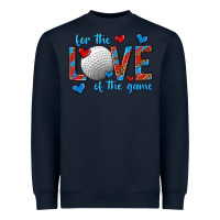Navy for the love of the game hockey Heavyweight Sweatshirt - texasbilliewilder