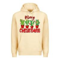 Pina Colada Merry Christmas Cactuses Premium Hoodie - MaliasSmallBusiness