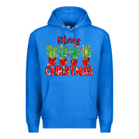 True Royal Merry Christmas Cactuses Premium Hoodie - MaliasSmallBusiness