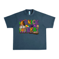 Midnight Navy Trick or Treat Urban Heavy Tee - texasbilliewilder
