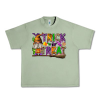 Oil Green Trick or Treat Urban Heavy Tee - texasbilliewilder