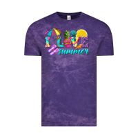 Cloud Purple i love summer Vintage Tee - texasbilliewilder