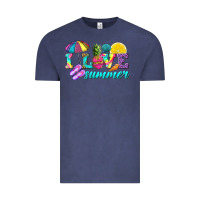Vintage Denim i love summer Vintage Tee - texasbilliewilder