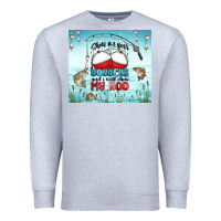 Heather Grey show me your bobbers and i will show my rod Premium Sweatshirt - MaliasSmallBusiness