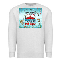 Oatmeal Heather show me your bobbers and i will show my rod Premium Sweatshirt - MaliasSmallBusiness